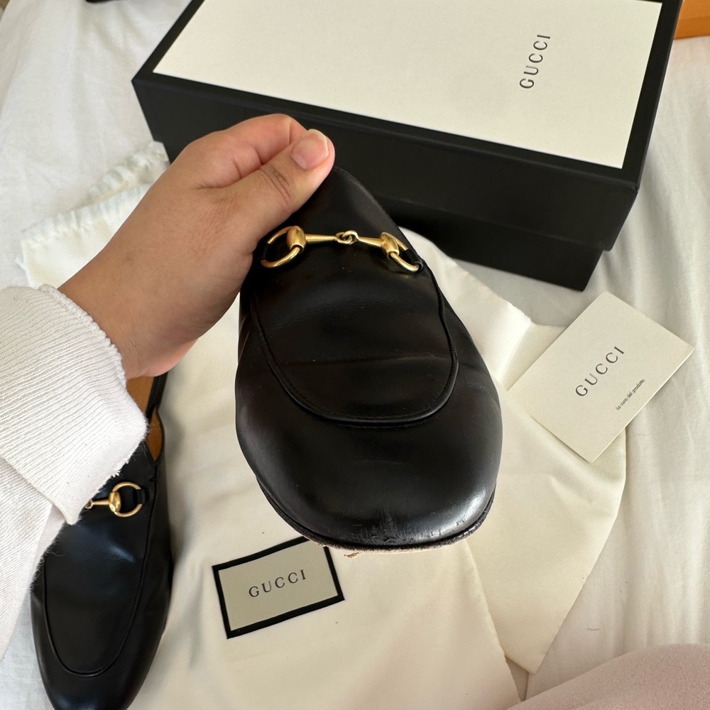 Gucci Princeton Horsebit Loafers/Mules - Picture 5 of 11